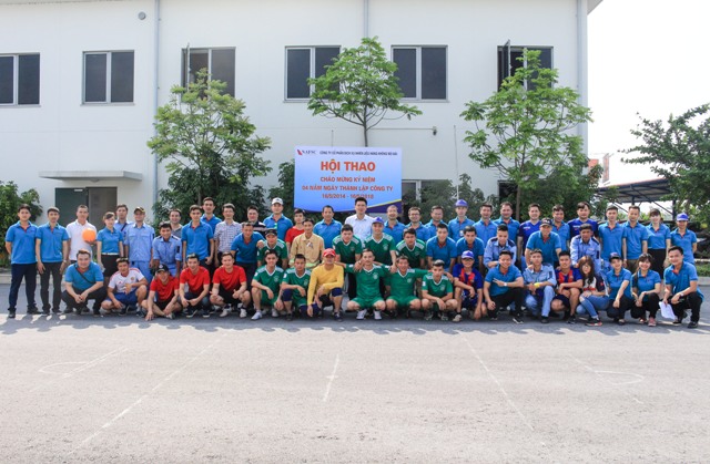 Hội thao kỷ niệm 04 năm thành lập Công ty (16/05/2014-16/05/2018)